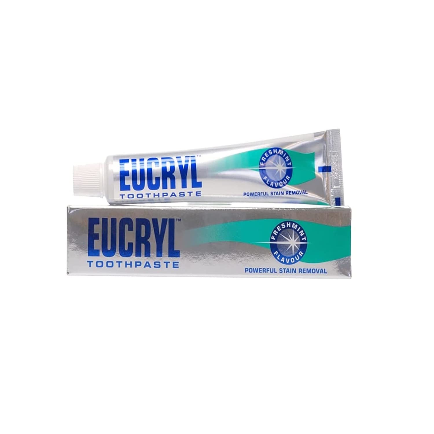 EUCRYL PASTA DENTAL Freshmint, sabor fresco y limpieza efectiva.