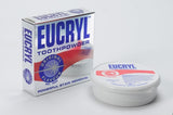 Cuchara medidora de Eucryl Polvo Dental Original para dosis precisa.
