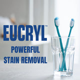 Textura suave de polvo dental Eucryl Original para uso diario.