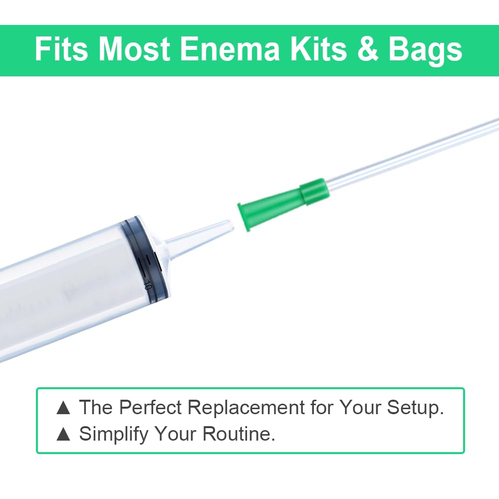EUKESTON: conexión universal para kits de enema con ajuste seguro.