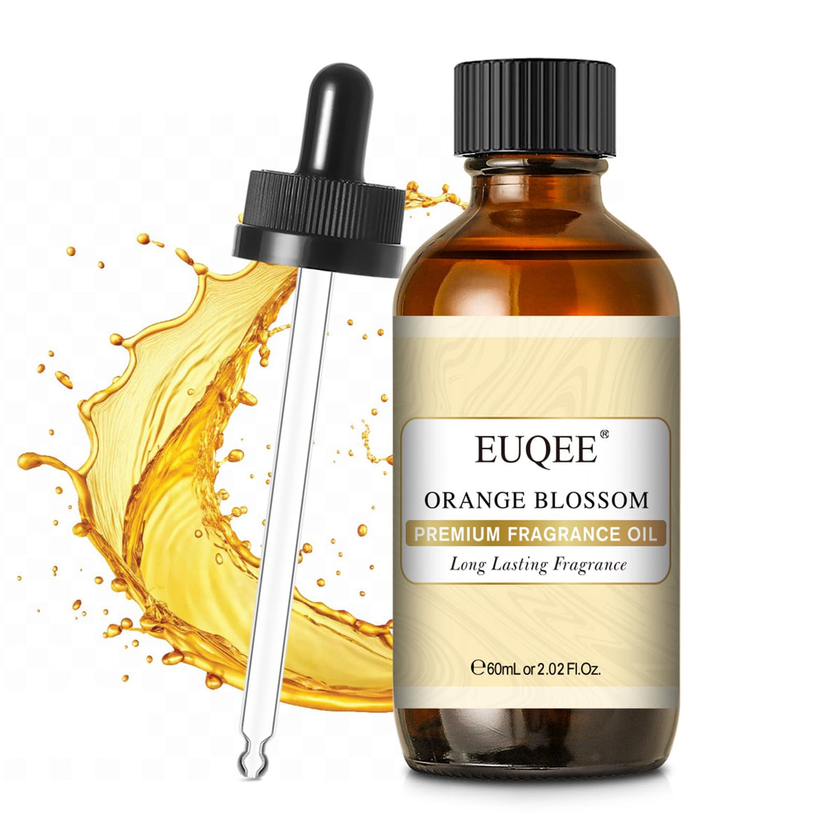 EUQEE aceite aroma azahar en frasco de cristal para difusor