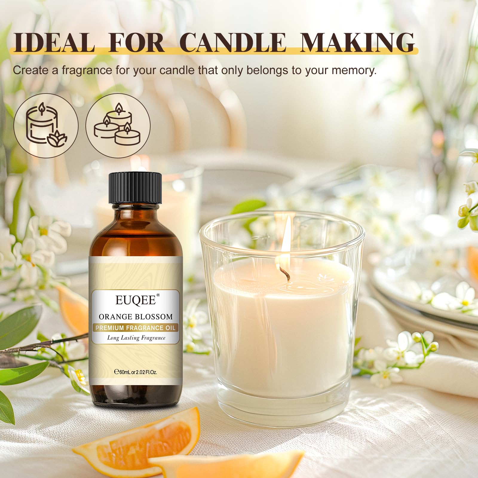 EUQEE neroli y flor para aromaterapia suave