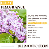 EUQEE lila, vela de aroma para crear atmósfera relajante.