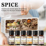 EUQEE Set de regalo de aceites aromáticos, caja elegante para ocasiones especiales.