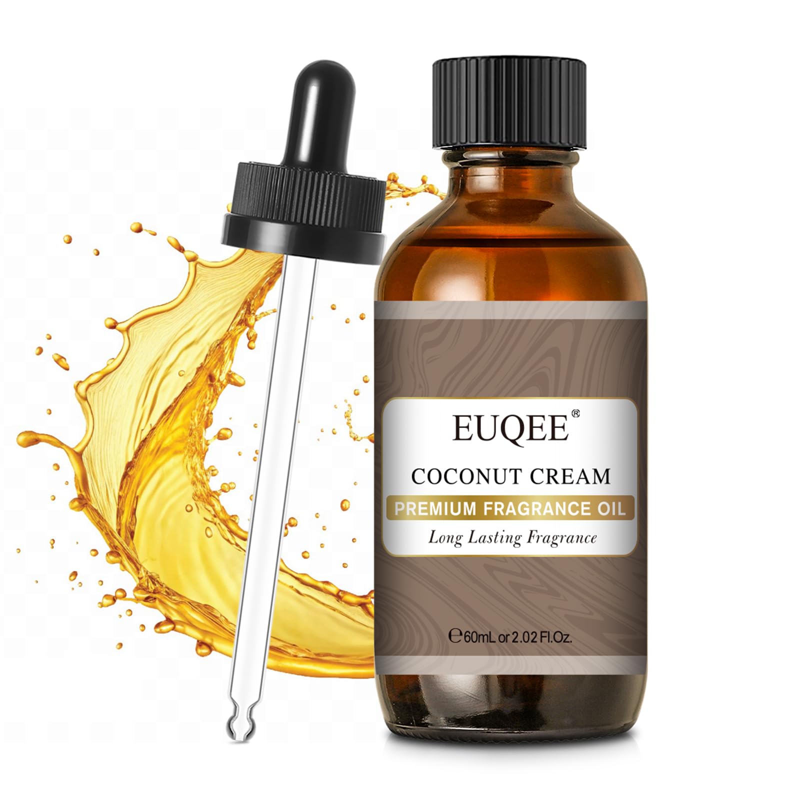 EUQEE Coco Crema: gotero para difusor con dosificación precisa.