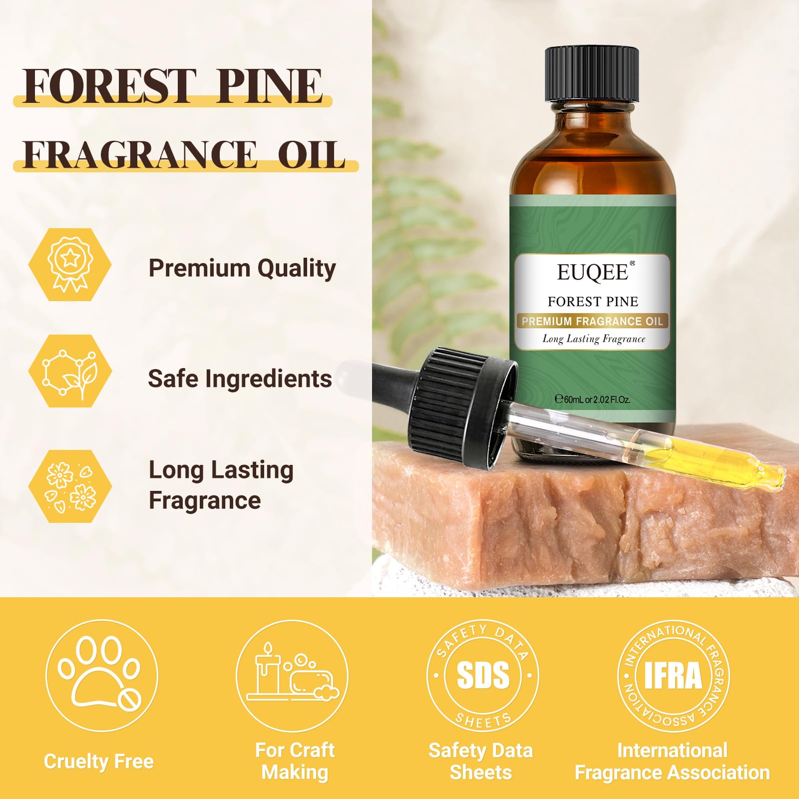 EUQEE Forest Pine gotero preciso para dosificar cada gota