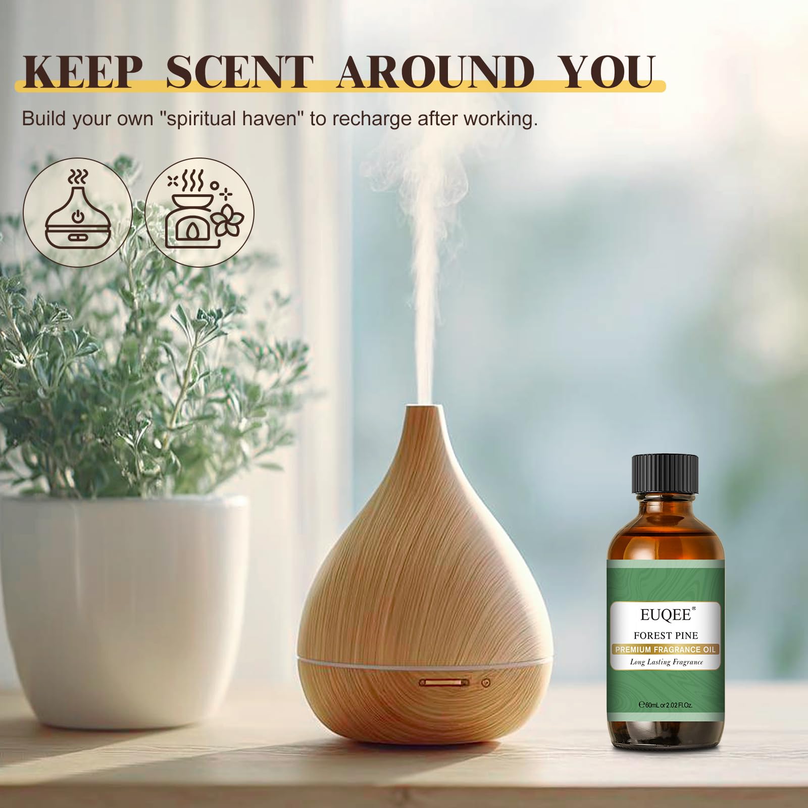 EUQEE Forest Pine aceite para jabones y velas con fragancia duradera