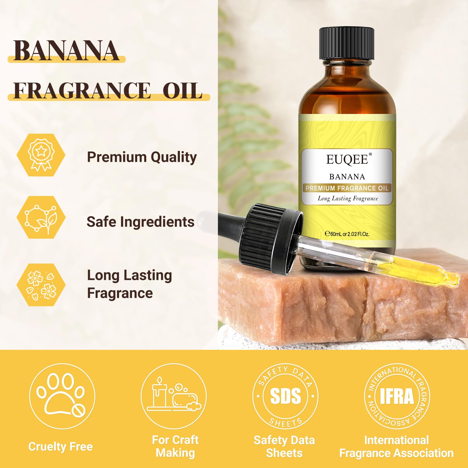 EUQEE banana difusor para crear ambiente agradable