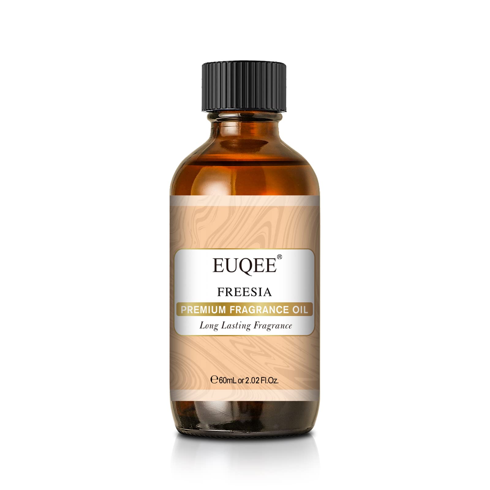 EUQEE Freesia Fragrance Oil, bote de vidrio para fragancia floral y duradera.
