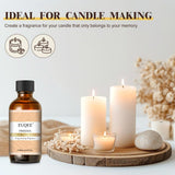 EUQEE Freesia Fragrance Oil, vela artesanal perfumada con fragancia floral.