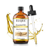 EUQEE Palo Santo en botella ámbar para conservar aroma puro