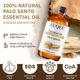 EUQEE Palo Santo con gotero de vidrio para dosificar con precisión