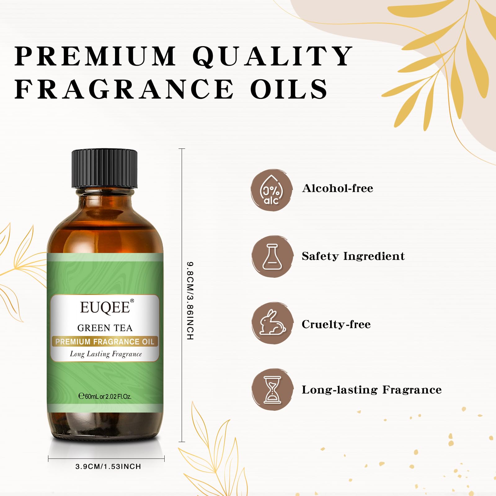 EUQEE té verde: difusor para ambientar espacios con fragancia suave.