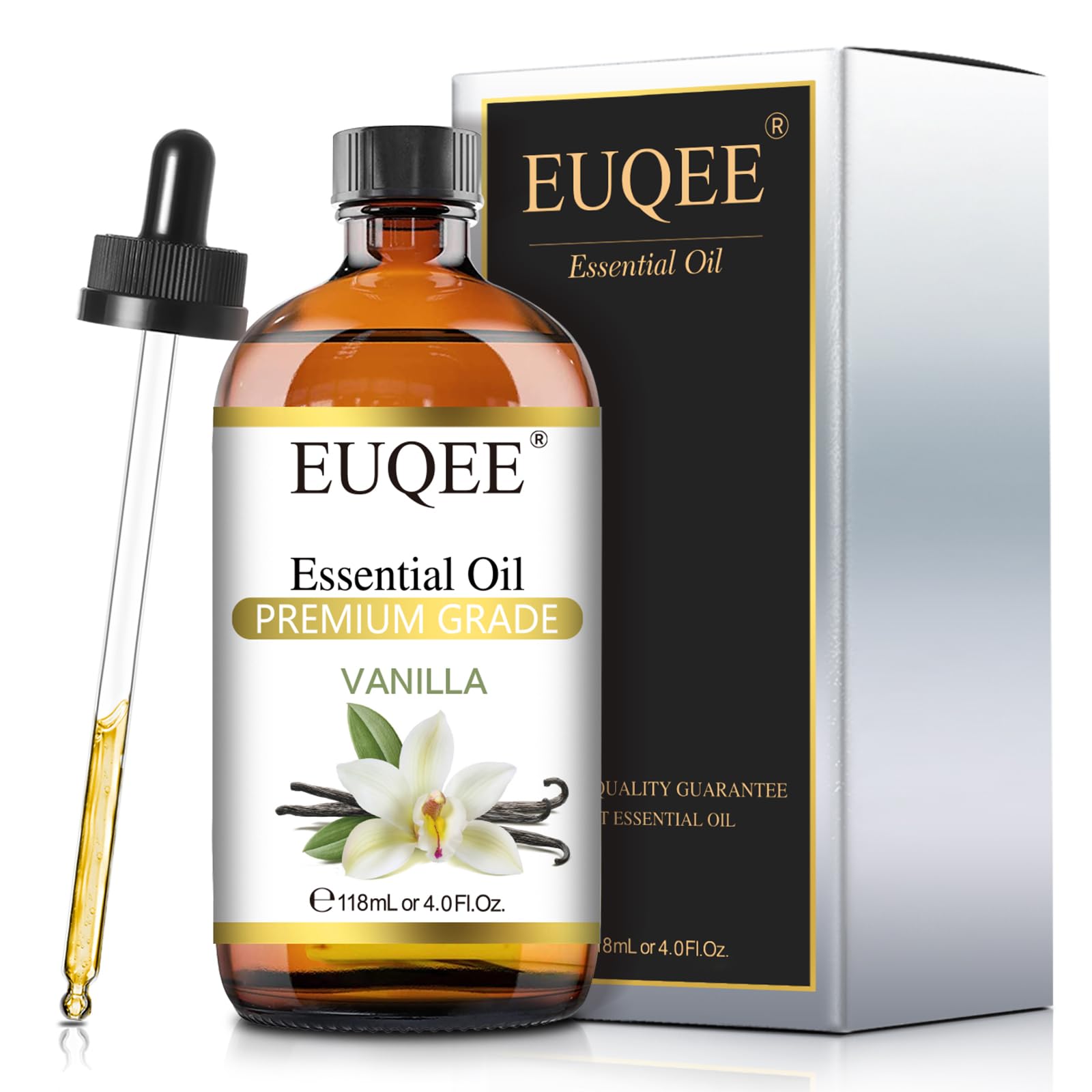 EUQEE vainilla aroma premium para difusor, baño y cosméticos.