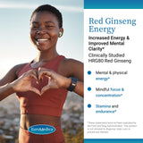 EuroMedica cápsulas ginseng rojo: cápsulas visibles para uso diario y foco sostenido.