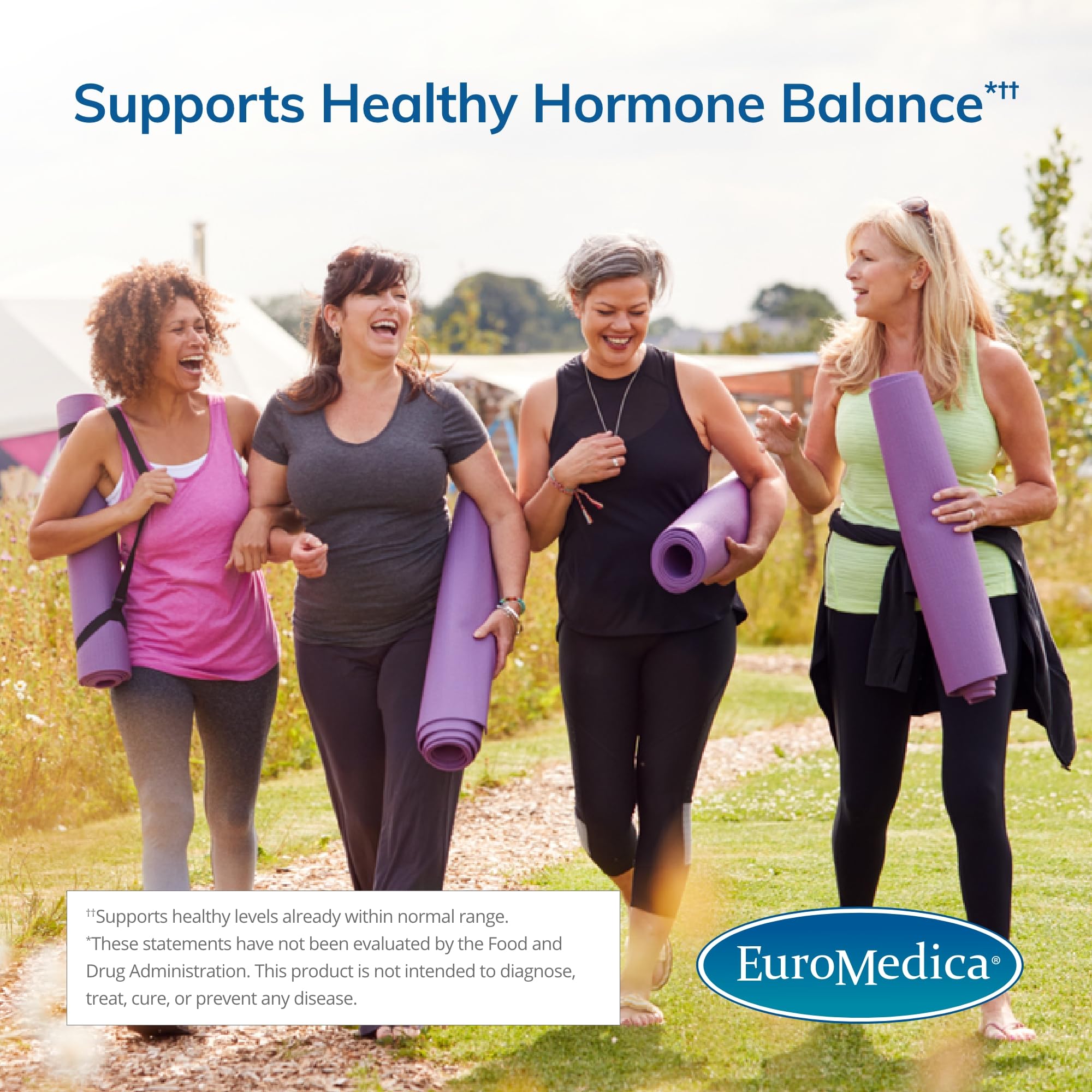 Etiqueta de EuroMedica DIM + Curcumina con lista de ingredientes