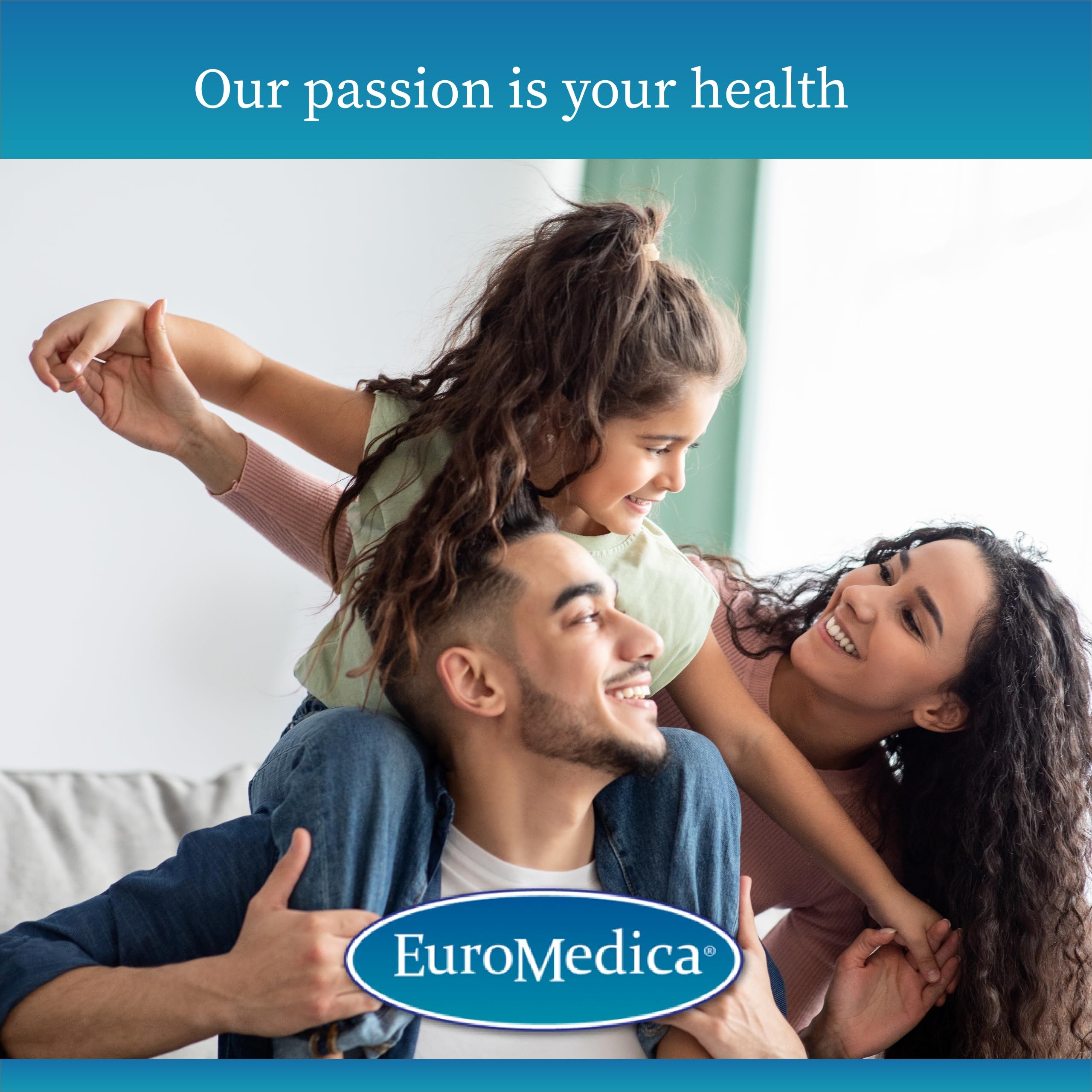 Etiqueta EuroMedica muestra ingredientes para uso informado diario.