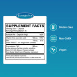 Etiqueta frontal de EuroMedica ImunoPleuran con datos de Vitamina C y Zinc