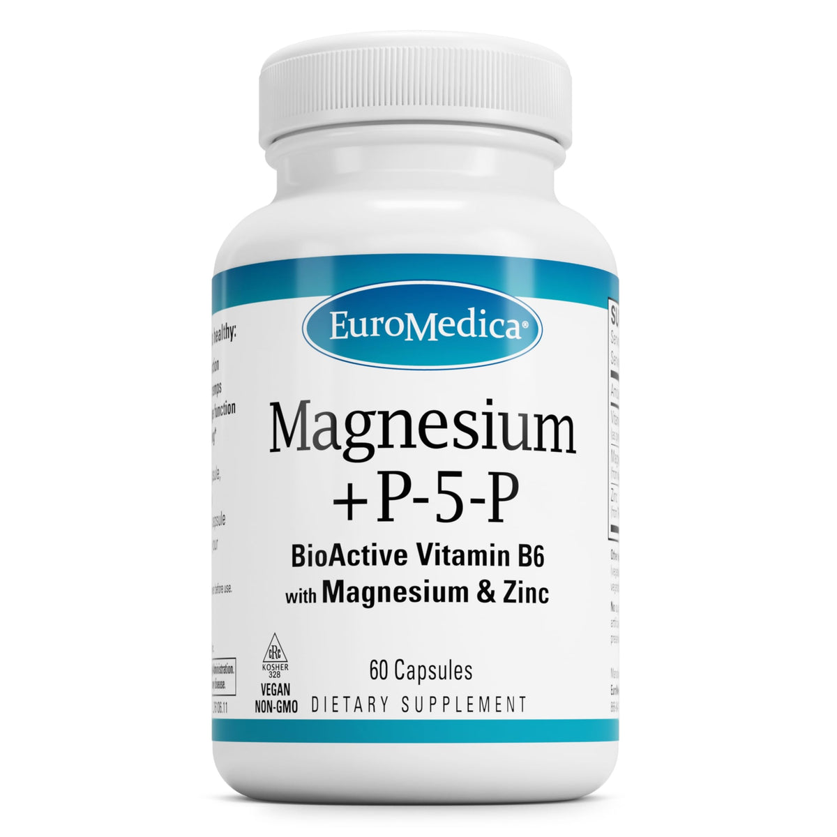 EuroMedica Magnesium + P-5-P en bote facilita la dosis diaria de minerales