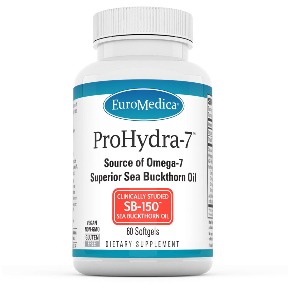 EuroMedica ProHydra-7 cápsulas para hidratación de la piel y elasticidad