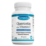 EuroMedica Quercetin Plus Vitamina C: botella con cápsulas para uso diario