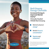 EuroMedica Red Ginseng Energy, envase detalle que destaca HRG80.