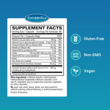 EuroMedica Scontral D etiqueta frontal: información clara sobre vitaminas y minerales.