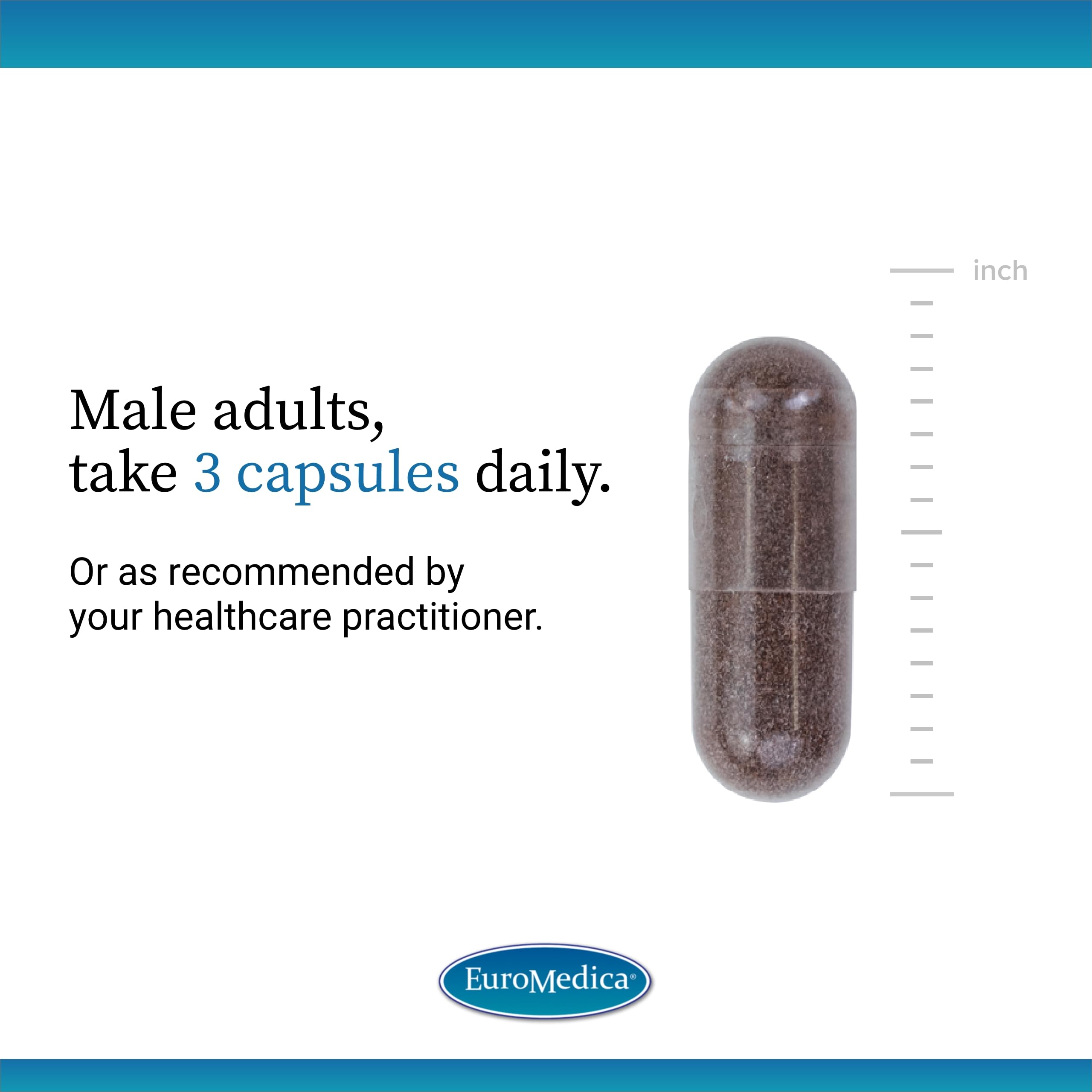 Producto EuroMedica Zinc, apoyo nutricional diario para la salud.
