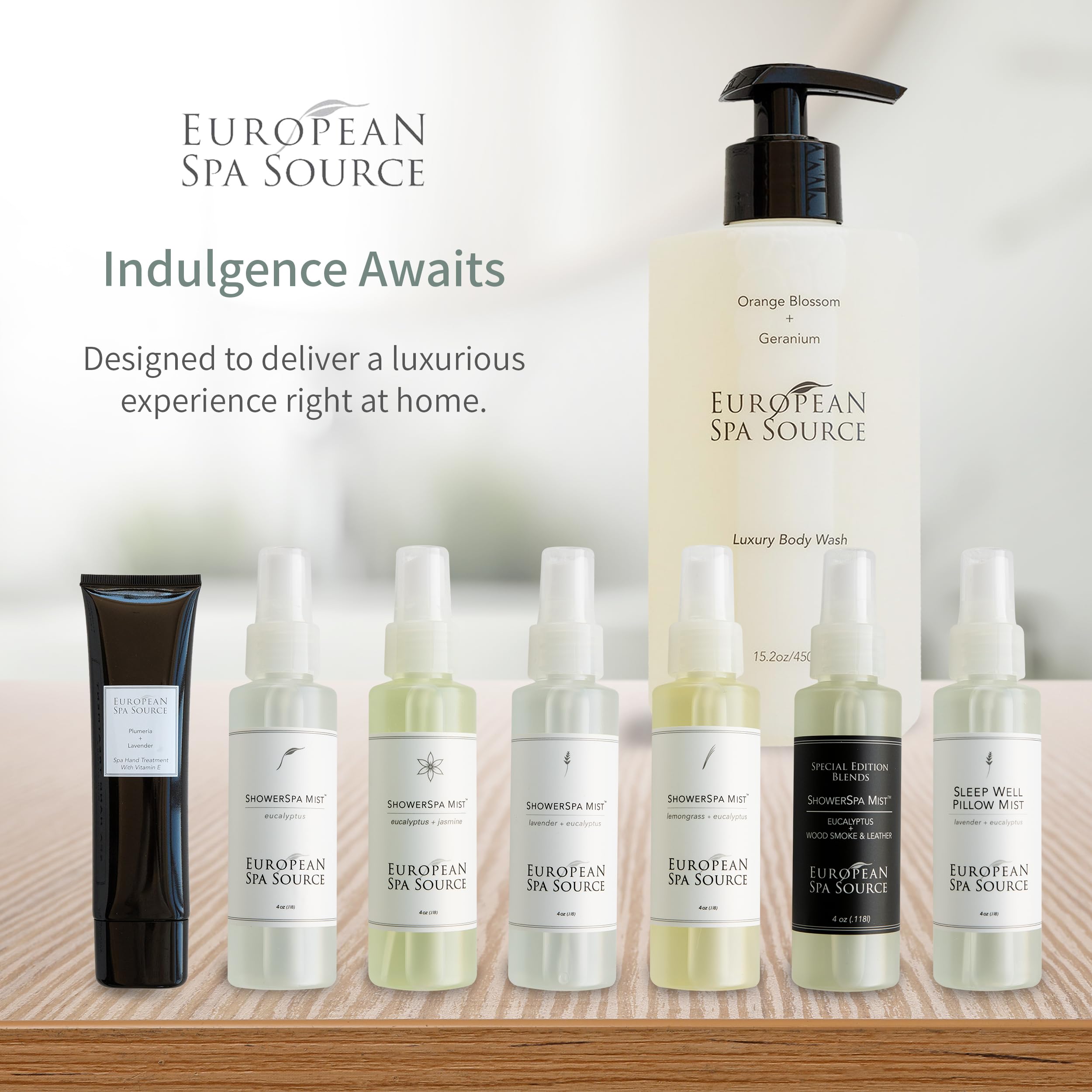 European Spa Source rociado terapéutico crea un ambiente de spa en casa