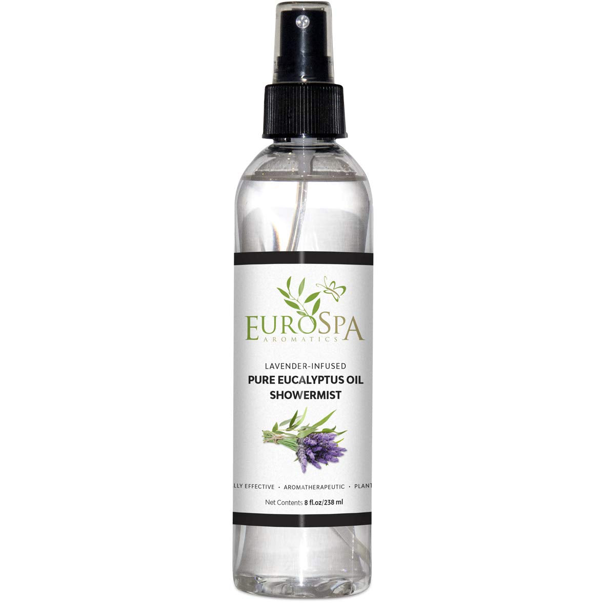 EuroSpa Aromatics aceite de eucalipto puro para ducha, experiencia aromática suave.