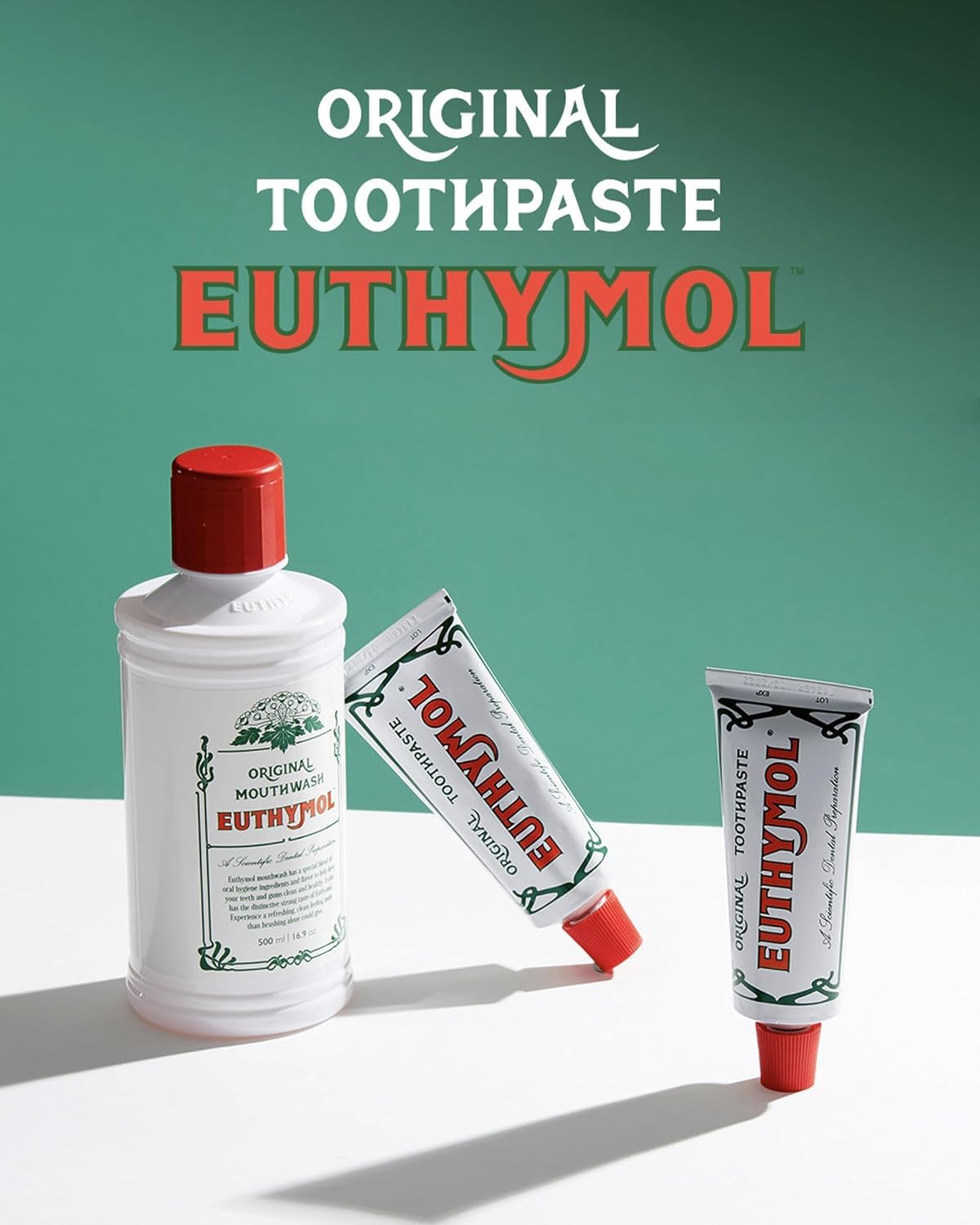 Ritual de menta con EUTHYMOL Original Pink para una sensación vigorizante.