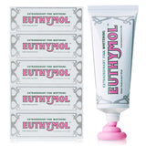 Pasta de dientes blanqueante Euthymol en tubo de aluminio reciclable para uso diario.