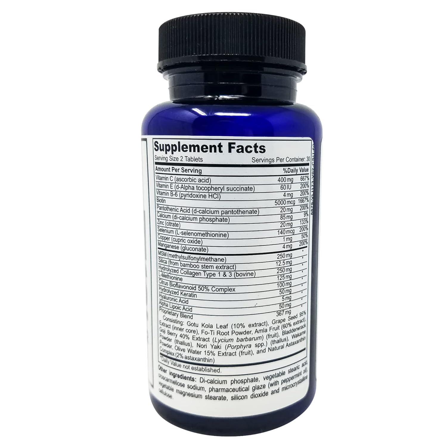 Evan Alexander Vitaminas de crecimiento, cápsulas para barba