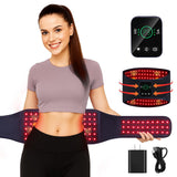 EVATEALE cinturon terapia luz roja dorsal, alivio relajante para espalda y tensión muscular.