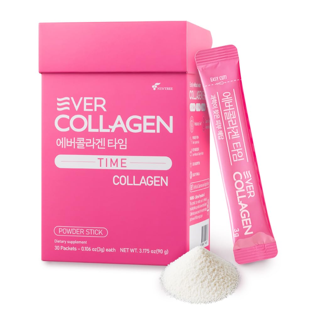Ever Collagen Time NEWTREE sobre manzana favorece piel y uñas en formato portátil.
