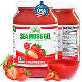 EverSmith Organics Sea Moss Gel, botella 16oz para batidos nutritivos.