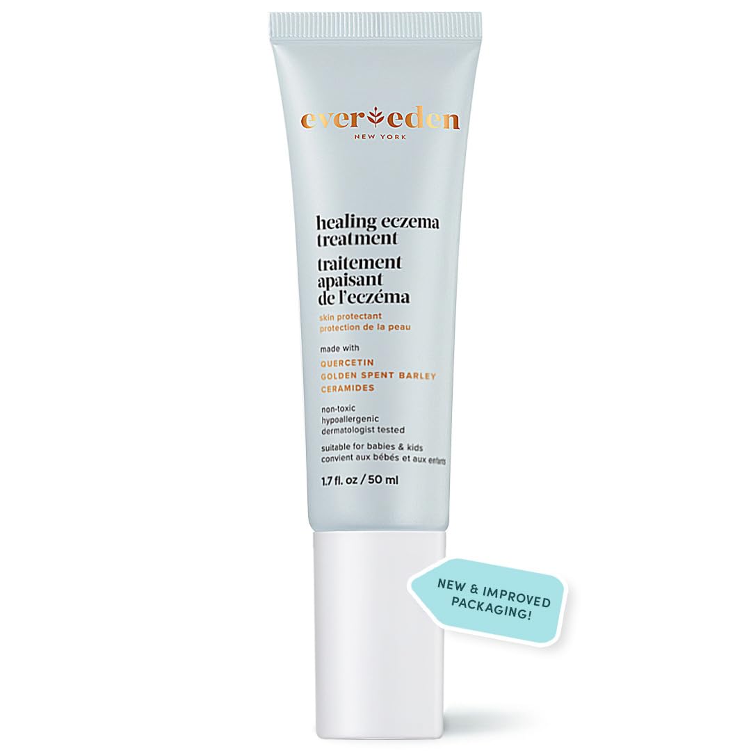 Evereden eczema botella 1-7oz, fácil uso diario para piel sensible.