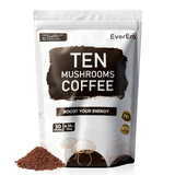 EverEra café de hongos 10-en-1 con textura cremosa para energía diaria