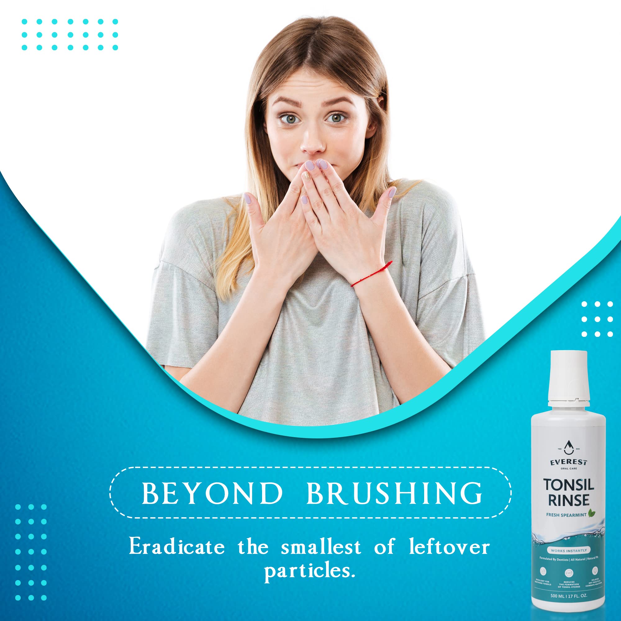 EVEREST ORAL CARE: etiqueta sin alcohol para uso suave