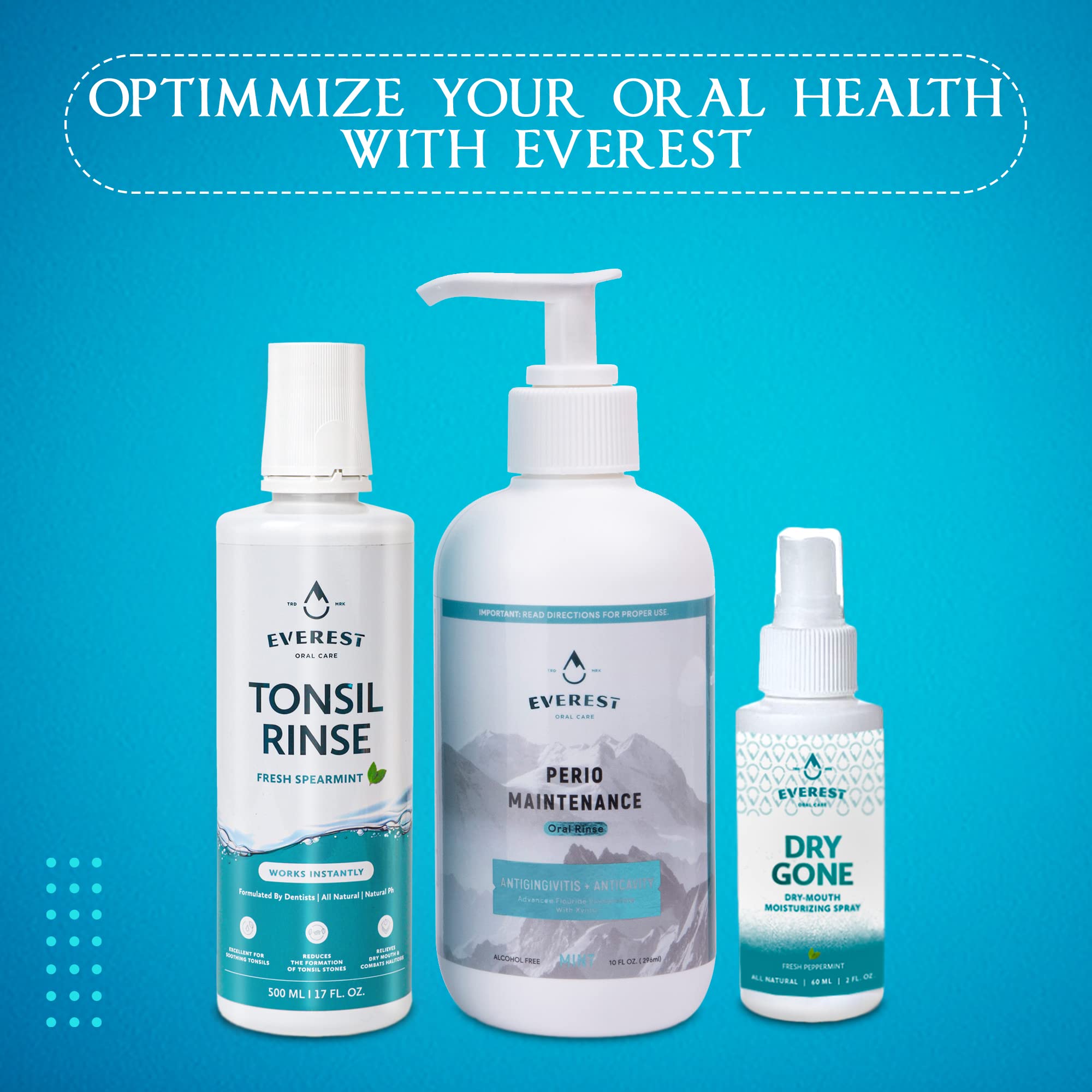 EVEREST ORAL CARE: hidratación bucal para boca seca