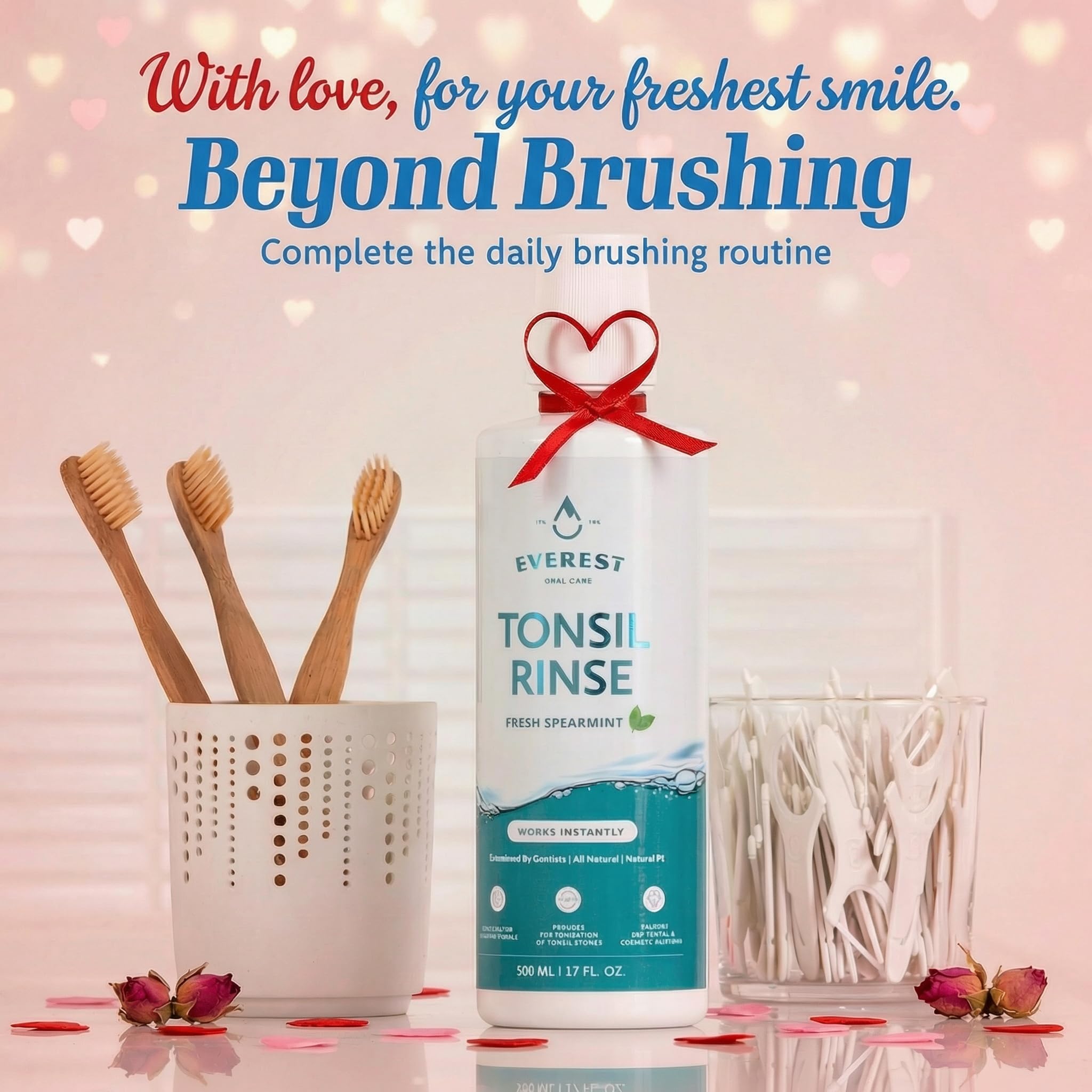 Everest Oral Care uso recomendado dos a tres veces al día.