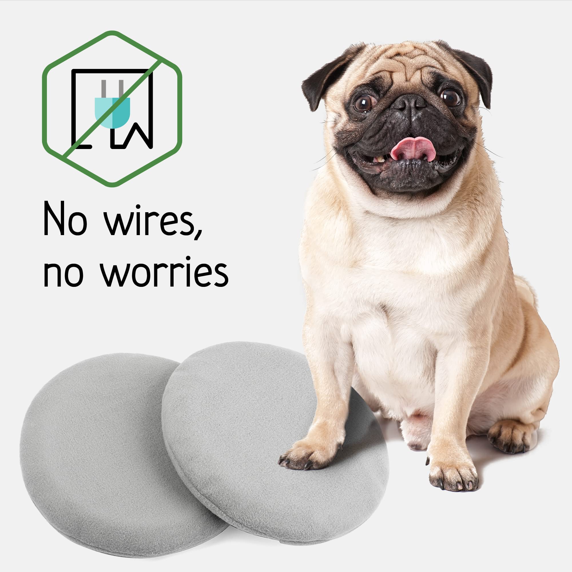 Evergreen Pet Supplies disco calor en cama o transportín, mayor confort