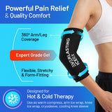 Everlasting Ice RX manga de hielo para rodilla, ajuste cómodo y seguro