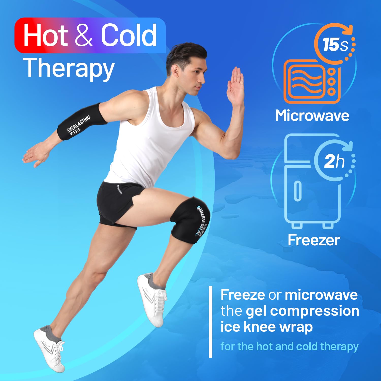 Everlasting Ice RX tobillo con enfriamiento envolvente