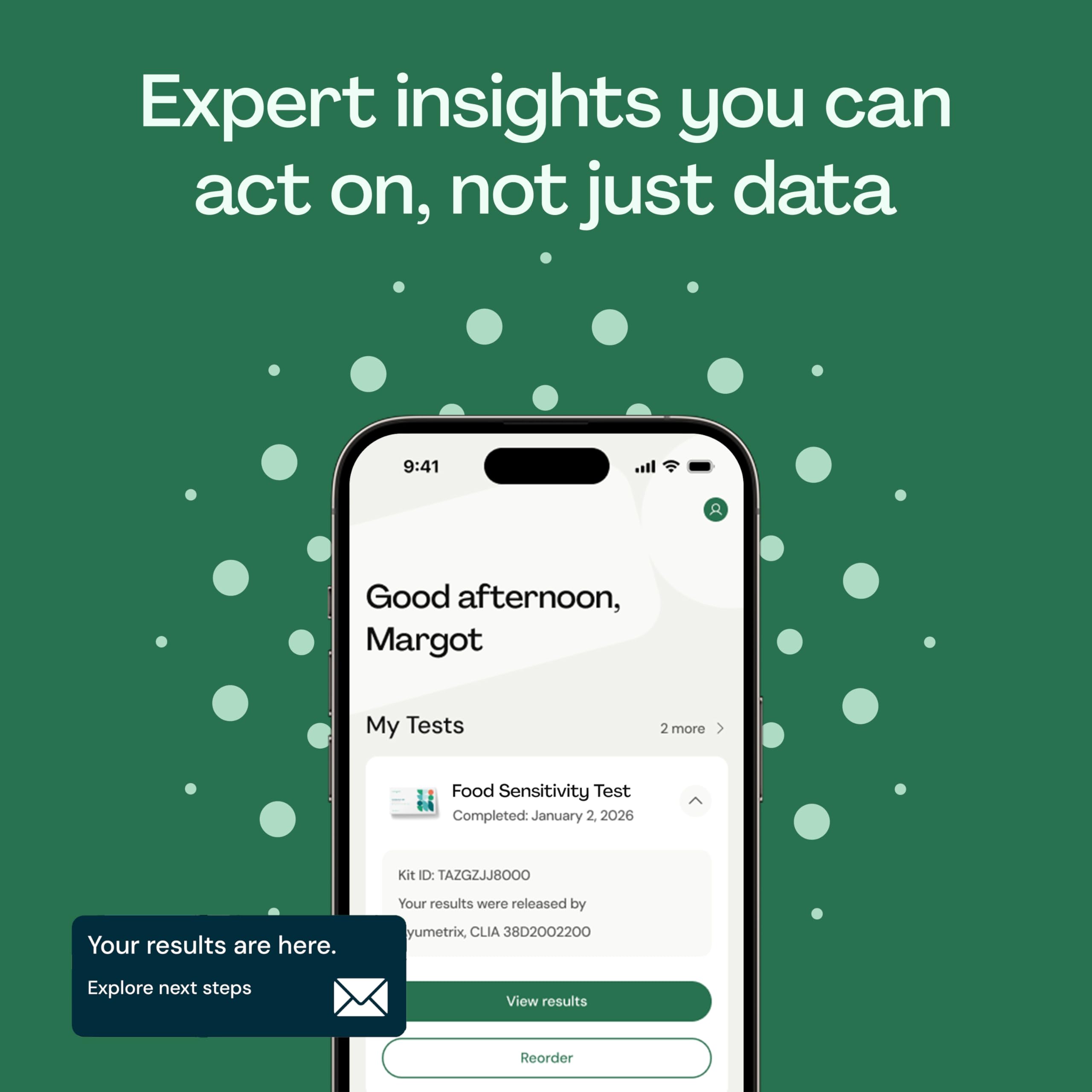 Everlywell dieta de eliminación personalizada para identificar desencadenantes dietéticos