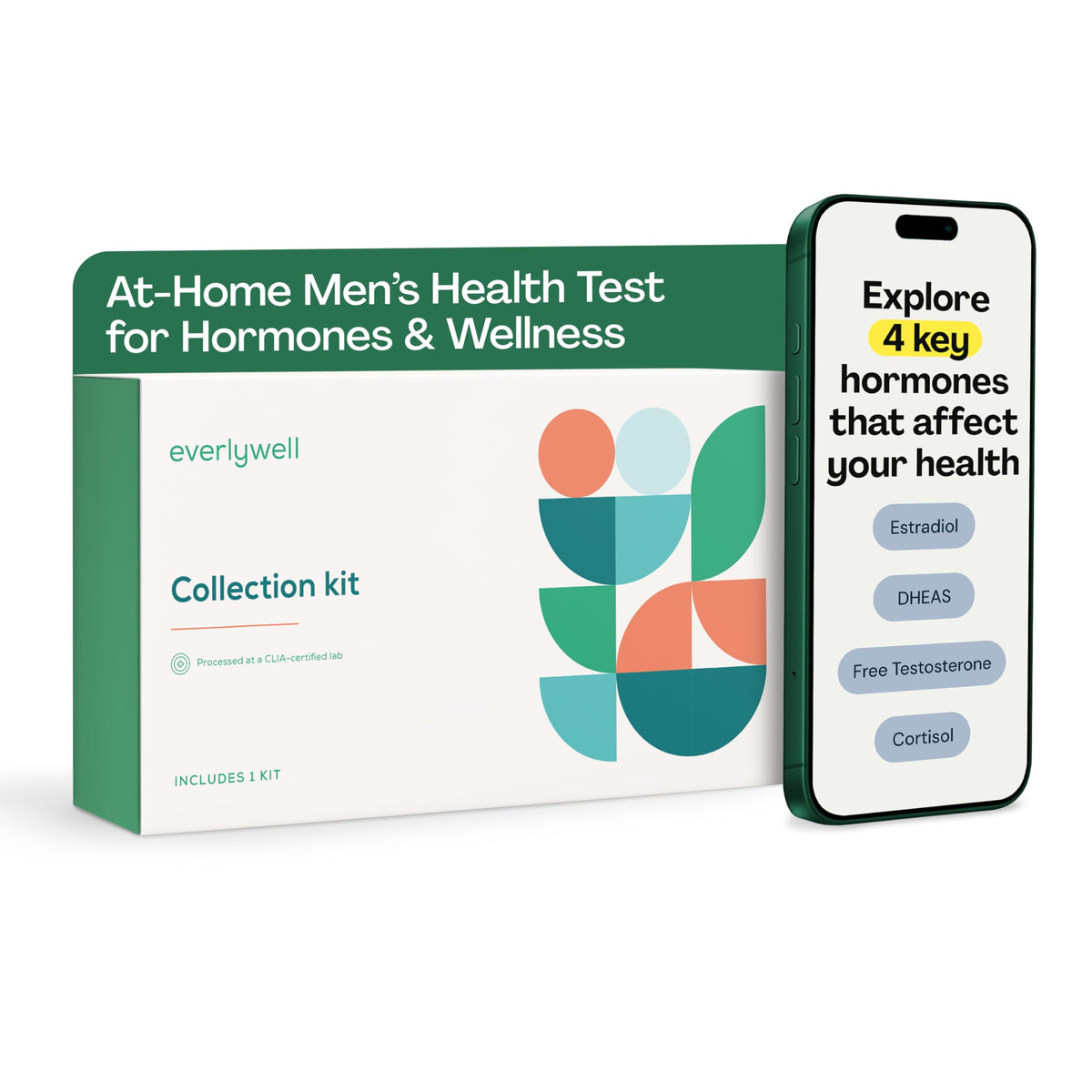 Everlywell Prueba de Salud Masculina: kit de muestra para iniciar la evaluación hormonal en casa