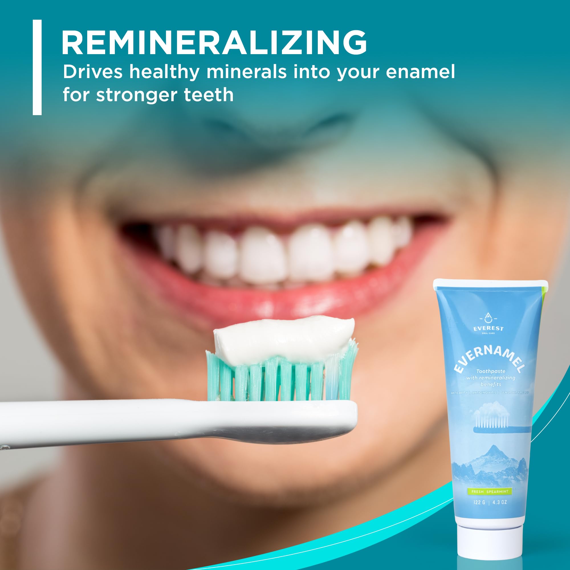 Evernamel ayuda a dientes sensibles con cuidado suave y diario