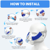 Everness Airfit F20 Mediano: sellado con silicona avanzada para confort continuo.