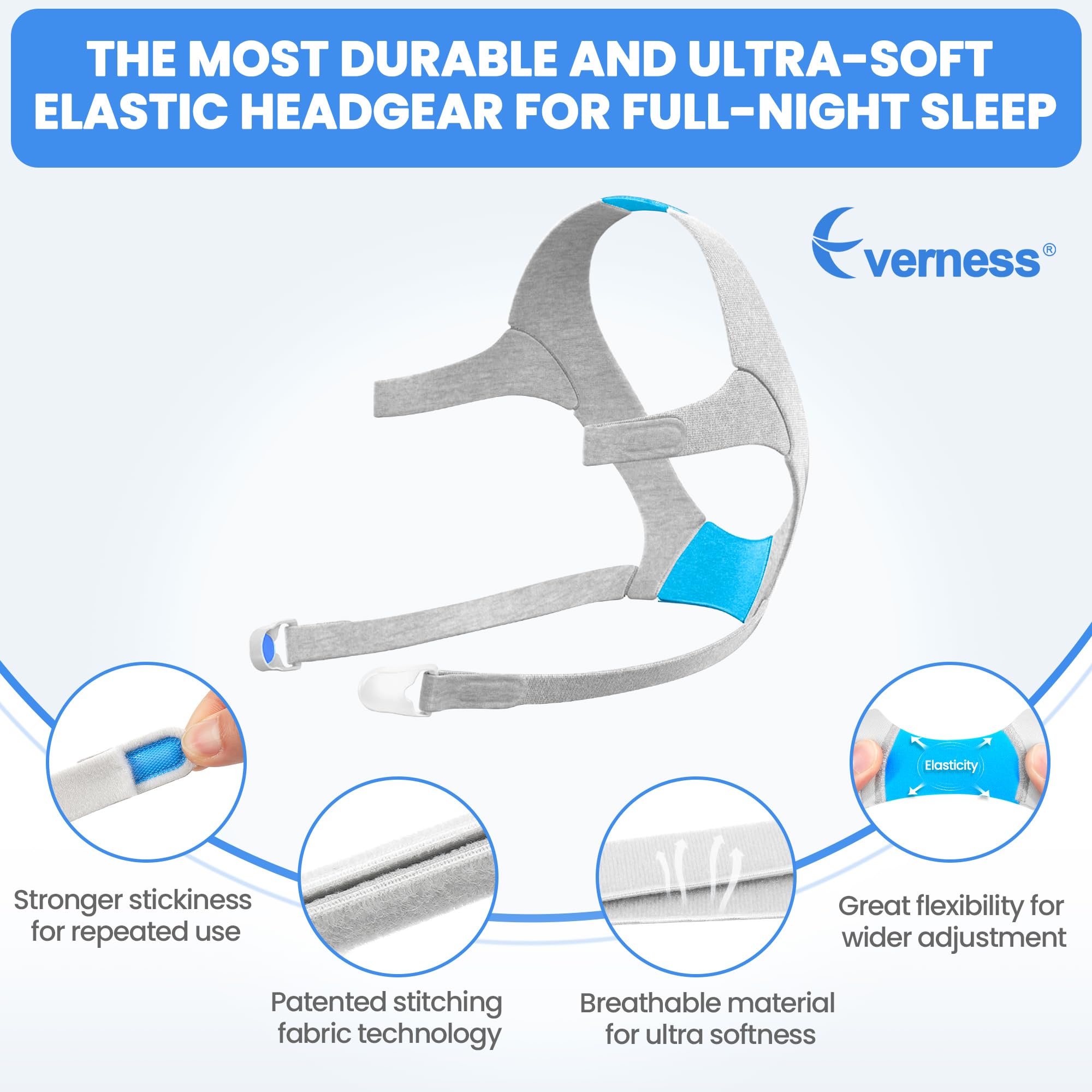 Everness Airfit F20 Small: diseño ergonómico que protege la nuca y la parte superior de la cabeza.