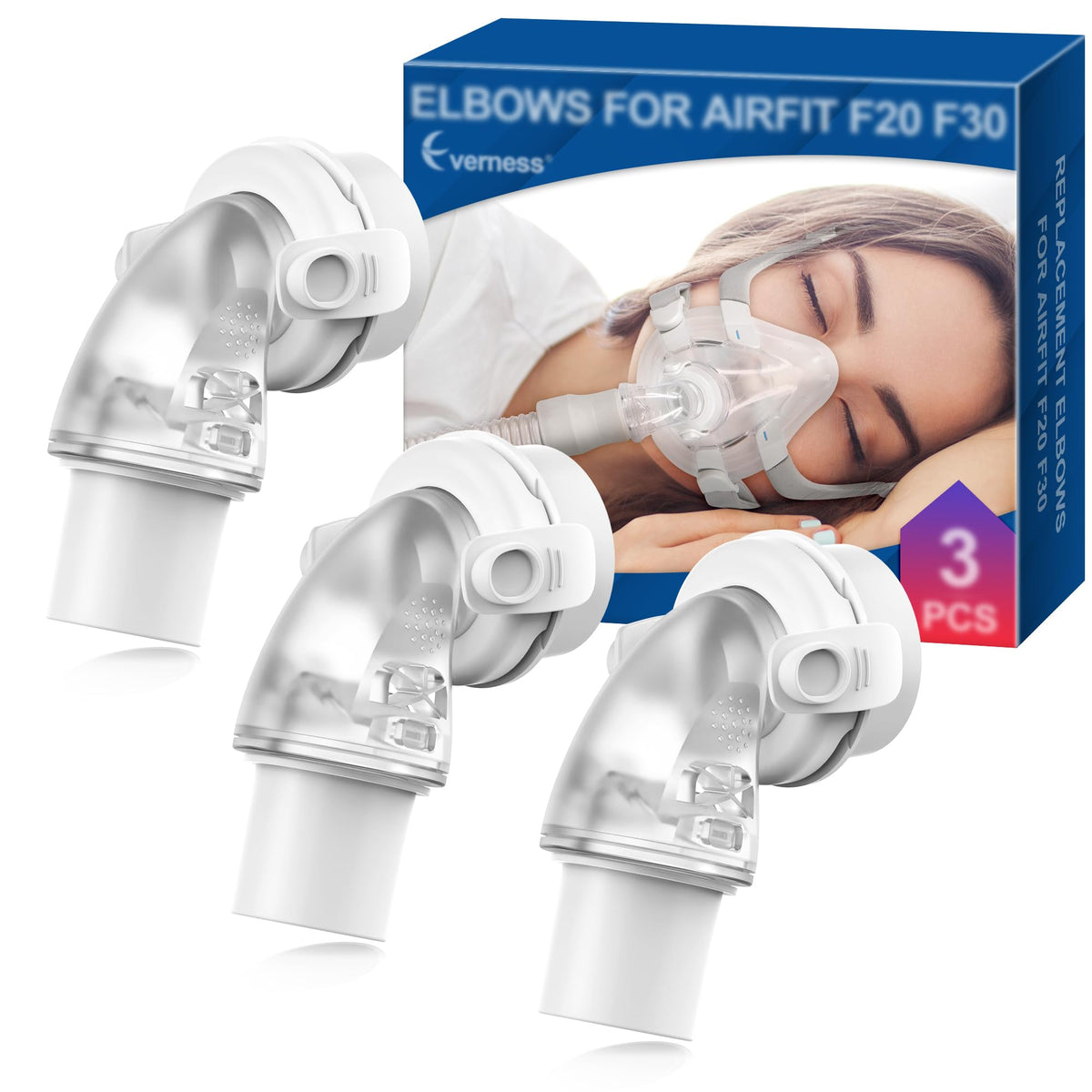 Everness codo F20 con giro 360° para mayor libertad de movimiento al dormir